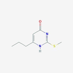 molecular formula C8H12N2OS B183410 2-(Methylthio)-6-propylpyrimidin-4-ol CAS No. 5751-17-7