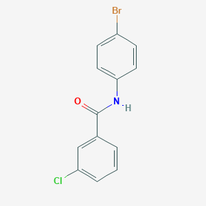 molecular formula C13H9BrClNO B183415 N-(4-bromophenyl)-3-chlorobenzamide CAS No. 158525-83-8