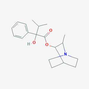 B018342 (7-methyl-1-azabicyclo[2.2.2]oct-8-yl) 2-hydroxy-3-methyl-2-phenyl-but anoate CAS No. 101711-00-6