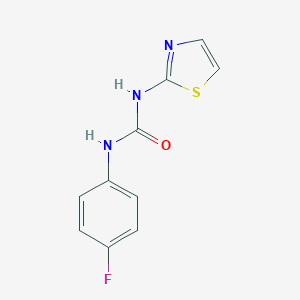 molecular formula C10H8FN3OS B183420 1-(4-Fluorophenyl)-3-(1,3-thiazol-2-yl)urea CAS No. 69123-56-4