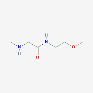 B183424 N-(2-methoxyethyl)-2-(methylamino)acetamide CAS No. 144236-37-3