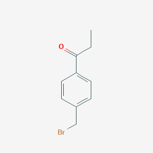 molecular formula C10H11BrO B183427 1-[4-(Bromomethyl)phenyl]propan-1-one CAS No. 95889-09-1