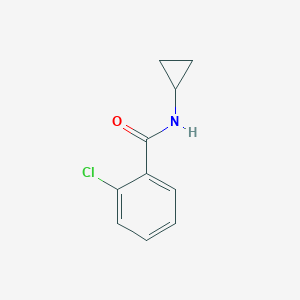 molecular formula C10H10ClNO B183431 2-chloro-N-cyclopropylbenzamide CAS No. 88229-17-8