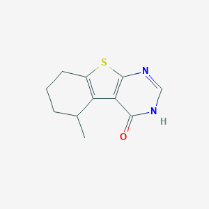 5,6,7,8-Tetrahydro-5-methyl-(1)benzothieno(2,3-d)pyrimidin-4(1H)-one