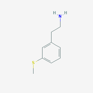 molecular formula C9H13NS B183436 2-(3-(Methylthio)phenyl)ethanamine CAS No. 118468-20-5