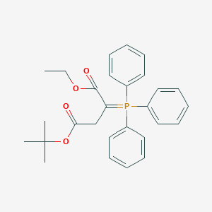 molecular formula C28H31O4P B183440 Butanedioic acid, 2-(triphenylphosphoranylidene)-, 4-(1,1-dimethylethyl) 1-ethyl ester CAS No. 157188-20-0