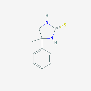 molecular formula C10H12N2S B183445 4-Methyl-4-phenyl-2-imidazolidinethione CAS No. 13206-10-5