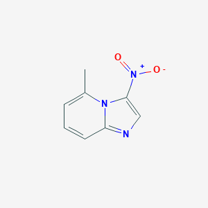 molecular formula C8H7N3O2 B183448 5-Methyl-3-nitroimidazo[1,2-a]pyridine CAS No. 34165-08-7