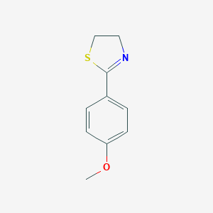 B183451 2-(4-Methoxyphenyl)-4,5-dihydro-1,3-thiazole CAS No. 2519-93-9