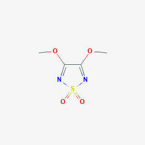 molecular formula C4H6N2O4S B183455 3,4-Dimethoxy-1,2,5-thiadiazole 1,1-dioxide CAS No. 55904-83-1
