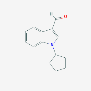 B183458 1-Cyclopentyl-1H-indole-3-carbaldehyde CAS No. 151409-83-5