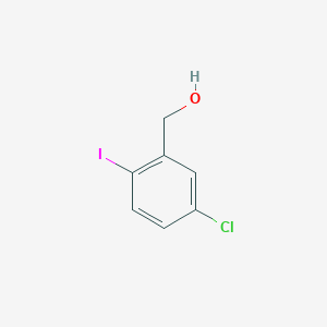 molecular formula C7H6ClIO B183460 (5-Chloro-2-iodophenyl)methanol CAS No. 82386-90-1