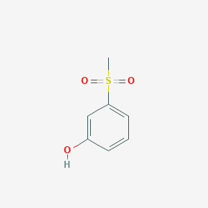 molecular formula C7H8O3S B183461 3-(甲基磺酰基)苯酚 CAS No. 14763-61-2