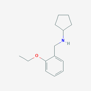 molecular formula C14H21NO B183475 N-[(2-ethoxyphenyl)methyl]cyclopentanamine CAS No. 557799-34-5