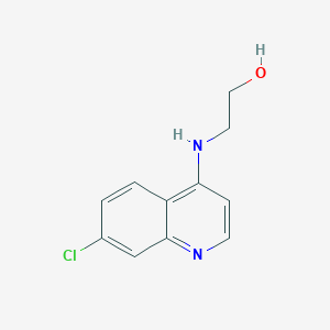 molecular formula C11H11ClN2O B183477 2-[(7-Chloroquinolin-4-yl)amino]ethanol CAS No. 91066-18-1