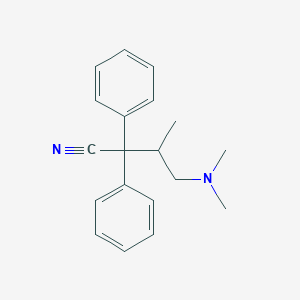 molecular formula C19H22N2 B183484 4-(Dimethylamino)-3-methyl-2,2-diphenylbutanenitrile CAS No. 6293-01-2