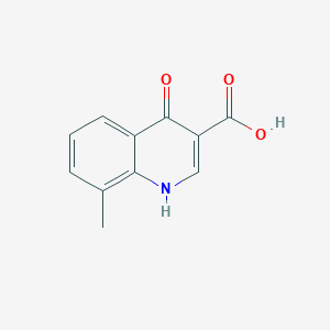 molecular formula C11H9NO3 B183485 4-Hydroxy-8-methylquinoline-3-carboxylic acid CAS No. 57278-42-9