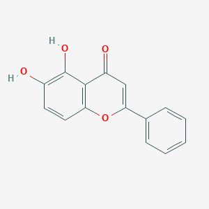 molecular formula C15H10O4 B183487 5,6-二羟基黄酮 CAS No. 6665-66-3
