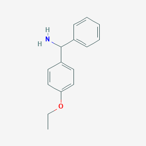 molecular formula C15H17NO B183515 (4-Ethoxyphenyl)-phenylmethanamine CAS No. 131224-22-1