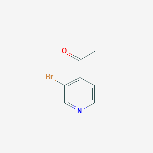 molecular formula C7H6BrNO B183517 1-(3-Bromopyridin-4-YL)ethanone CAS No. 111043-06-2