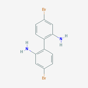 B183518 4,4'-Dibromobiphenyl-2,2'-diamine CAS No. 136630-36-9