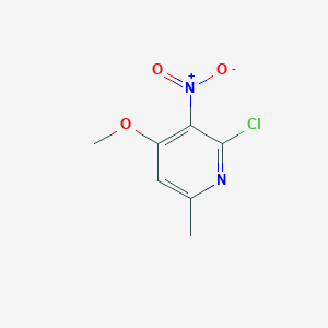 molecular formula C7H7ClN2O3 B183522 2-氯-4-甲氧基-6-甲基-3-硝基吡啶 CAS No. 179056-94-1