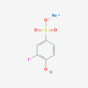 B018354 Sodium 4-hydroxy-3-iodobenzene-1-sulfonate CAS No. 121208-93-3