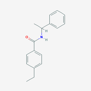B183541 4-ethyl-N-(1-phenylethyl)benzamide CAS No. 116368-37-7
