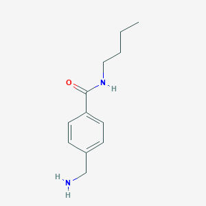 B183559 4-(Aminomethyl)-N-butylbenzamide CAS No. 164648-77-5