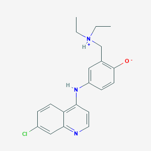molecular formula C20H22ClN3O B018356 Amodiaquine CAS No. 86-42-0