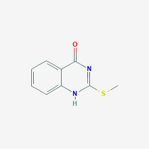 molecular formula C9H8N2OS B183570 2-(methylthio)quinazolin-4(3H)-one CAS No. 54855-81-1