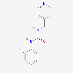 molecular formula C13H12ClN3O B183577 1-(2-Chlorophenyl)-3-(pyridin-4-ylmethyl)urea CAS No. 66448-42-8