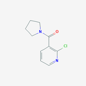 molecular formula C10H11ClN2O B183580 (2-Chloropyridin-3-yl)(pyrrolidin-1-yl)methanone CAS No. 60597-68-4