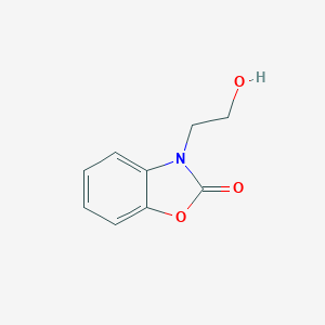 molecular formula C9H9NO3 B183586 2-苯并恶唑啉酮，3-(2-羟乙基)- CAS No. 26726-75-0