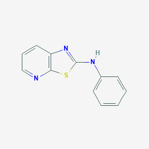 molecular formula C12H9N3S B183592 N-phenyl[1,3]thiazolo[5,4-b]pyridin-2-amine CAS No. 59922-51-9