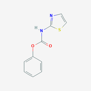 molecular formula C10H8N2O2S B183594 phenyl N-(1,3-thiazol-2-yl)carbamate CAS No. 39142-40-0