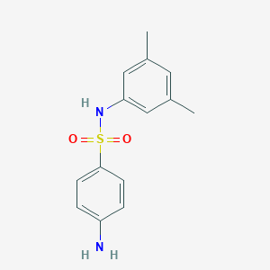 molecular formula C14H16N2O2S B183598 4-amino-N-(3,5-dimethylphenyl)benzenesulfonamide CAS No. 874212-15-4