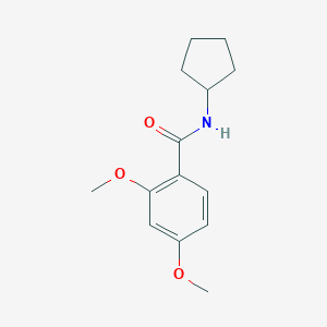molecular formula C14H19NO3 B183599 N-cyclopentyl-2,4-dimethoxybenzamide CAS No. 349107-47-7