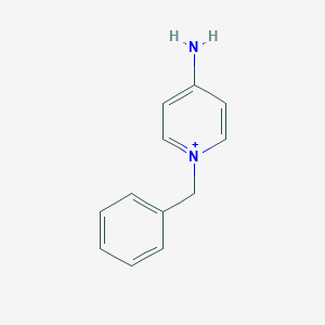 molecular formula C12H13N2+ B183632 Pyridinium, 4-amino-1-(phenylmethyl)- CAS No. 137628-02-5