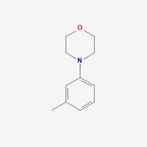 molecular formula C11H15NO B183633 4-甲基苯基吗啉 CAS No. 7025-91-4