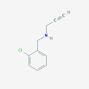 molecular formula C10H10ClN B183638 N-[(2-chlorophenyl)methyl]prop-2-yn-1-amine CAS No. 892596-58-6