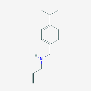 B183646 N-[(4-propan-2-ylphenyl)methyl]prop-2-en-1-amine CAS No. 892588-50-0