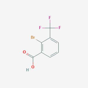 molecular formula C8H4BrF3O2 B183649 2-溴-3-(三氟甲基)苯甲酸 CAS No. 177420-63-2