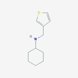 molecular formula C11H17NS B183654 N-(噻吩-3-基甲基)环己胺 CAS No. 892592-33-5