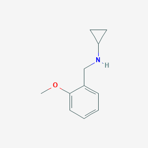 molecular formula C11H15NO B183657 N-(2-甲氧基苄基)环丙胺 CAS No. 625437-49-2