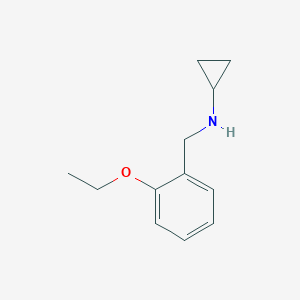 molecular formula C12H17NO B183665 N-(2-乙氧基苄基)环丙胺 CAS No. 889949-29-5
