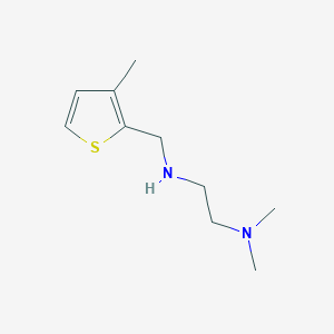 B183669 N,N-Dimethyl-N'-[(3-methyl-2-thienyl)methyl]-1,2-ethanediamine CAS No. 892571-40-3