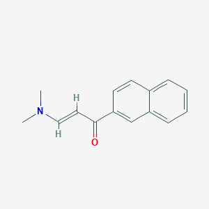 molecular formula C15H15NO B183670 (2E)-3-(二甲氨基)-1-(萘-2-基)丙-2-烯-1-酮 CAS No. 138716-23-1