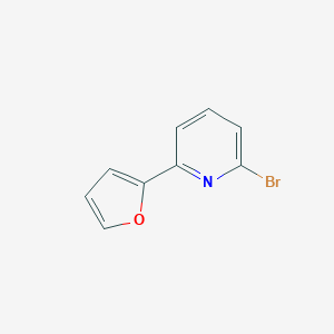 molecular formula C9H6BrNO B183674 2-溴-6-(呋喃-2-基)吡啶 CAS No. 167023-54-3