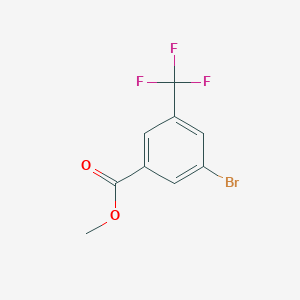 molecular formula C9H6BrF3O2 B183683 3-溴-5-(三氟甲基)苯甲酸甲酯 CAS No. 187331-46-0